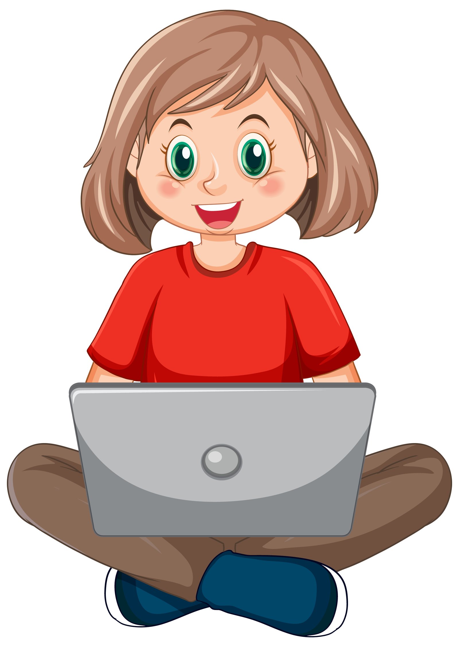 Girl with Laptop